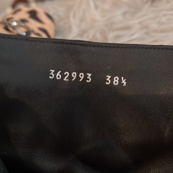 Auth GUCCI Leopard Ankle Booties Boots Shoes  Size 38 1/2 - Picture 8 of 12